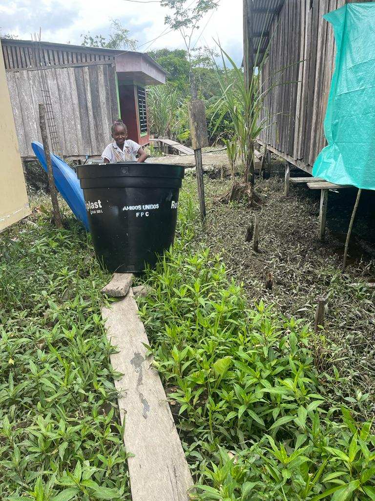 Rain Water Storage Effort In Guapi